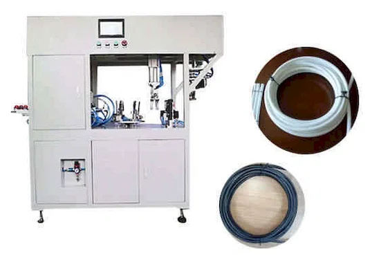 自動電線裁斷繞線紮束機 一體化線圈加工 WPM-CRO - 自動切割繞線紮線機
