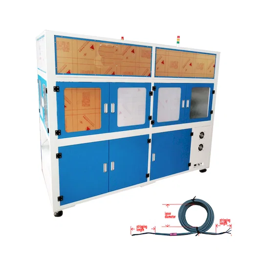 自動電源線電纜處理機 線纜裁繞紮一體 WPM-CRT-03M - 自動切割繞線紮線機
